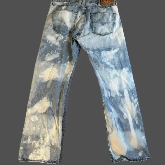 levis 501 jeans 36 custom denim A41525 - Picture 2 of 5